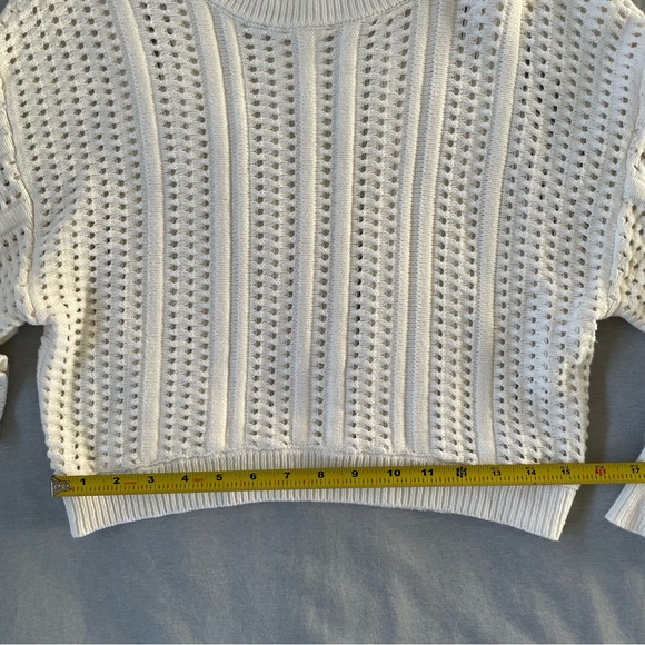 Pink Rose Womens Cream Sweater Size Small - Picture 5 of 12